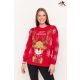 Viktori Collection XMAS Karácsonyi pulóver,piros