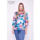 FAHEJ Batwing sleeve oversized tunic floral print