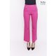 CINNIA High-rised wide-leg buttoned palazzo trousers pink