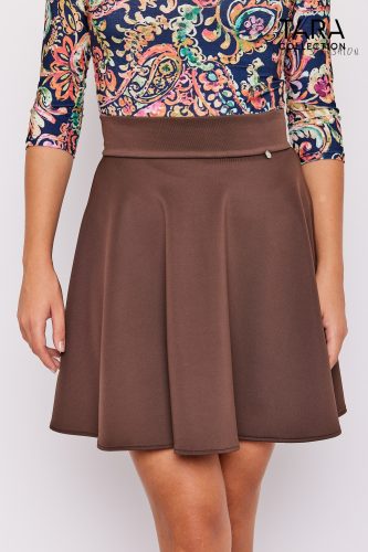 HOLY A-line skirt (brown)