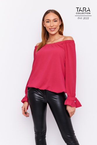 FANNI bow-tie tunic (roze red)