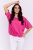 Glinda women's tunic, oversized round-neck tunic with details, Tara x Viktori, Curve Fashion