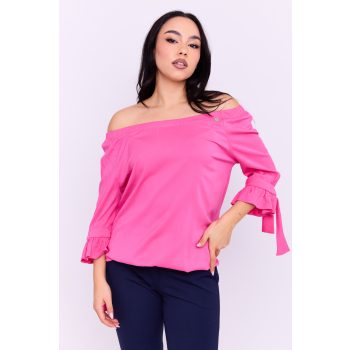   Fanni women's tunic, oversized, off-the-shoulder, Tara x Viktori, Curve Fashion