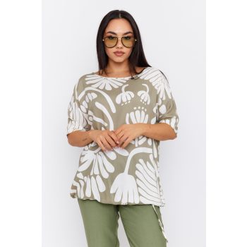 DIA Women’s Tunic with Adjustable Drawstring Hem