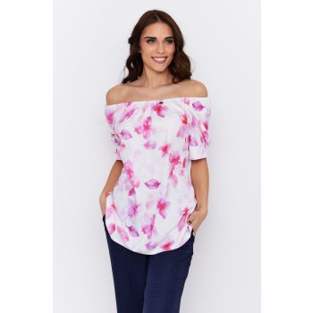 Agnella off-shoulder relaxed-fit women's tunic
