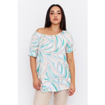 Agnella off-shoulder relaxed-fit women's tunic