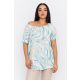 Agnella off-shoulder relaxed-fit women's tunic