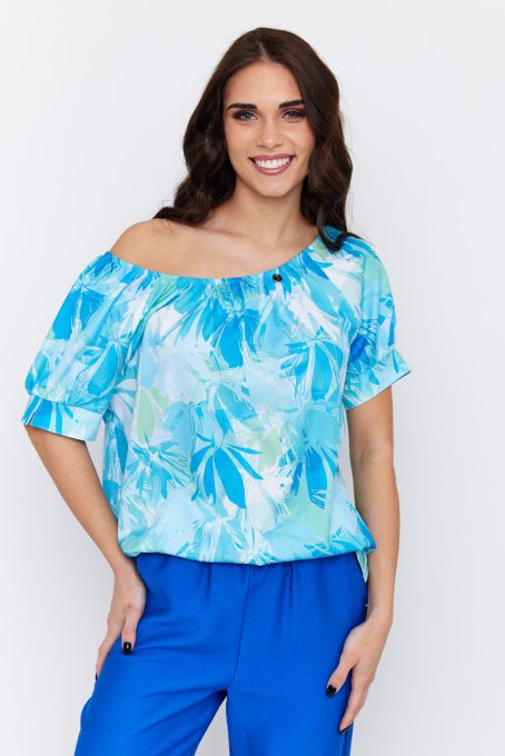 Agnella off-shoulder relaxed-fit women's tunic