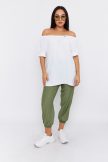 Agnella off-shoulder relaxed-fit women's tunic