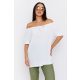 Agnella off-shoulder relaxed-fit women
