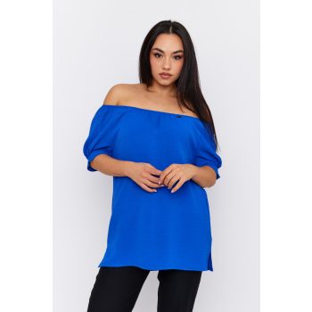 Agnella off-shoulder relaxed-fit women's tunic