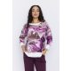 BERTINA női felső passzés aljú és ujjú –mintás,XL,Tara X Viktori,Curve Fashion