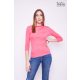 RIVERINE Gathered, high-neck top pink