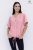 FREJA női tunika – ívelt elejű, zsinóros aljú fazon,rózsaszín ,L-XL,Tara X Viktori