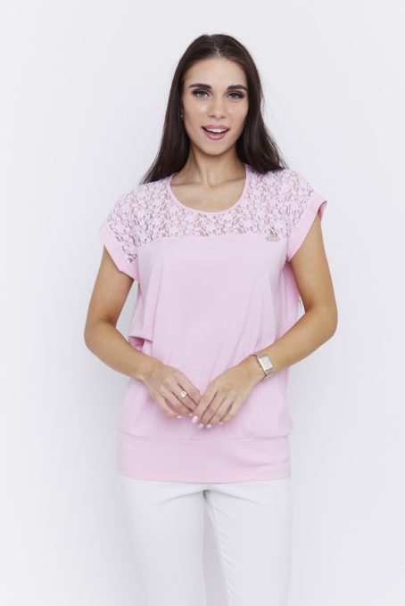 LIA women’s tunic – lace detail, relaxed fit