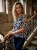 EMMY women’s tunic – cut sleeve, elastic hem, elegant style