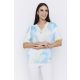 PAOLA női felső, passzés nyakú, gumis aljú tunika,mintás,L-XL,Tara X Viktori,Curve