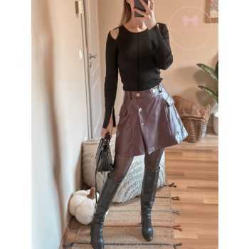 Berna műbőr szoknya 