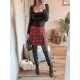 Plaid skót kockás skort 