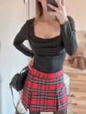 Plaid skót kockás skort 
